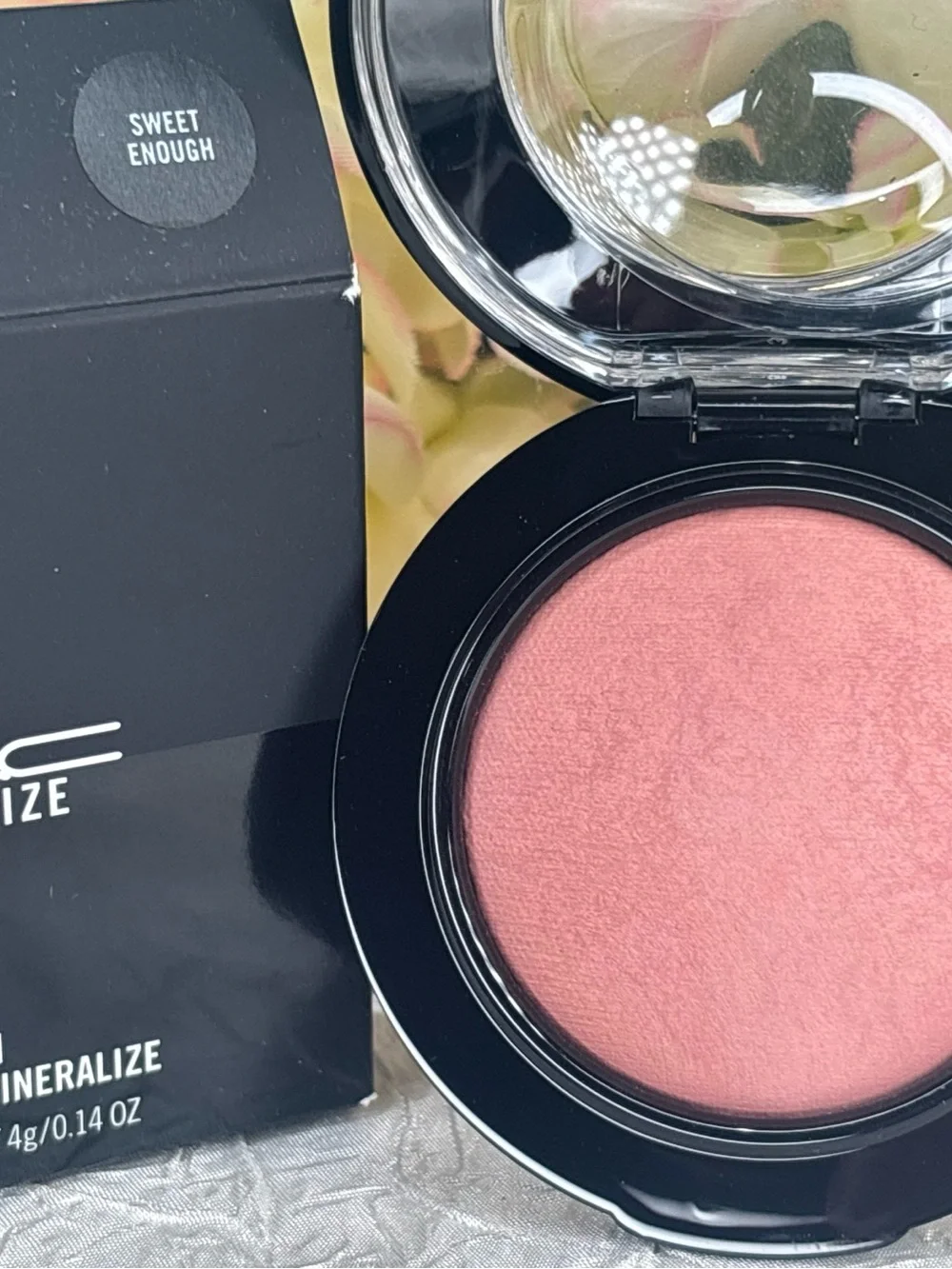 MAC Mineralize Skinfinish Blush - SWEET ENOUGH - Full Size Disc NIB